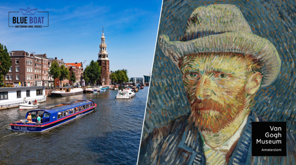 Amsterdam Canal Cruise with Snackbox & Van Gogh Museum