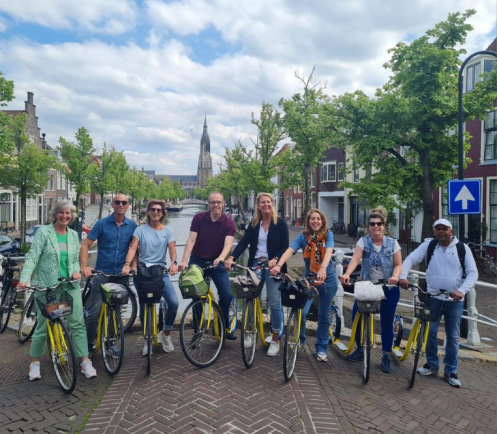 Private Delft City Scooter Tour with Professional Guide