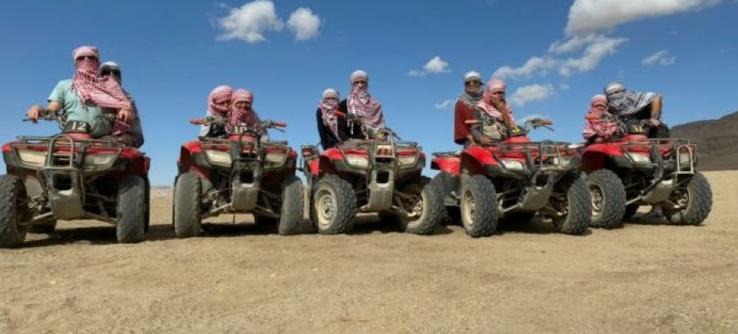 6 Hour Quad Bike Desert Safari From Hurghada With Camel Ride and Dinner