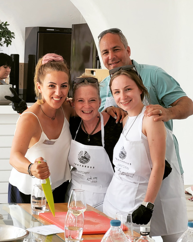 Santorini Private Greek Cooking Class with Local Chef & Traditional Lunch