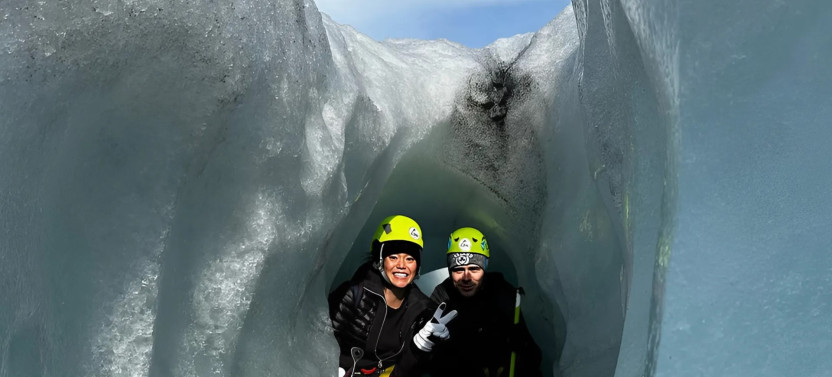 Frozen Footsteps & Coastal Wonders: Glacier Hike/South Coast Attractions