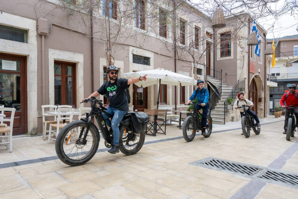 Ecobike Full Day Village Tour Discover the Real Crete with Food Tasting