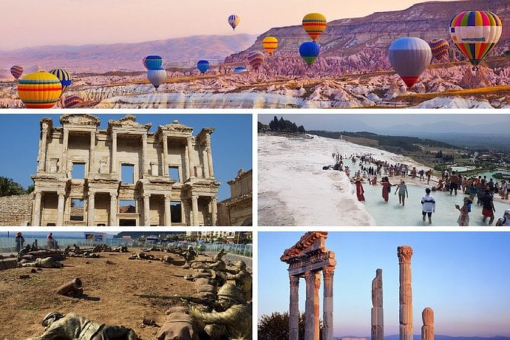 10 days 9 nights Istanbul - Ephesus - Pamukkale - Antalya - Cappadocia Tour