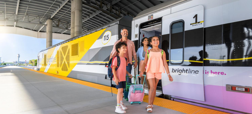 Brightline Trains Transfer from Miami to Orlando