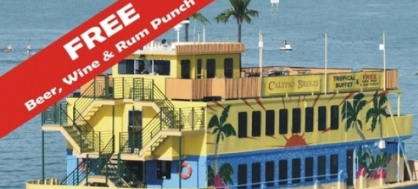 Calypso Breeze Boat - Tropical Party Buffet Cruise from Madeira Beach