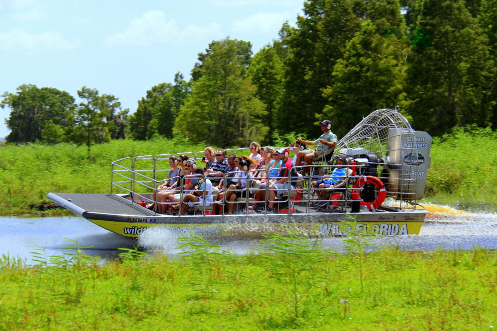 Airboat Ride at Wild Florida with Roundtrip Transportation