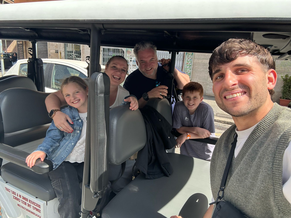 Private Golf Cart tour of Catacomb & Ancient Appian Way