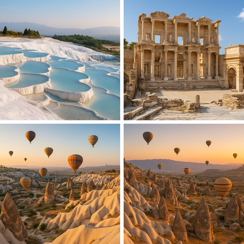 4 Days 3 Nights Pamukkale - Ephesus - Cappadocia Tour