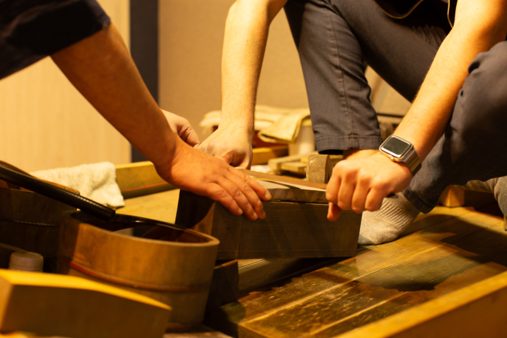 Japanese Sword Maintenance and Polishing Class with Disassembly
