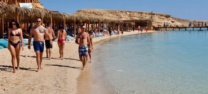 Orange Bay Island Snorkeling Sea Trip & Water Sports w/Transfer - Hurghada