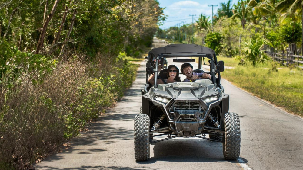 Cozumel: Buggy Off-Road Tour, KUZÁ Beach Park, Buffet & Open Bar