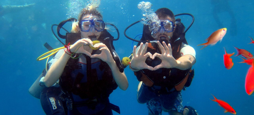 Intro Scuba Diving Full Day Boat Trip 2 Stops Diving & Lunch – Hurghada