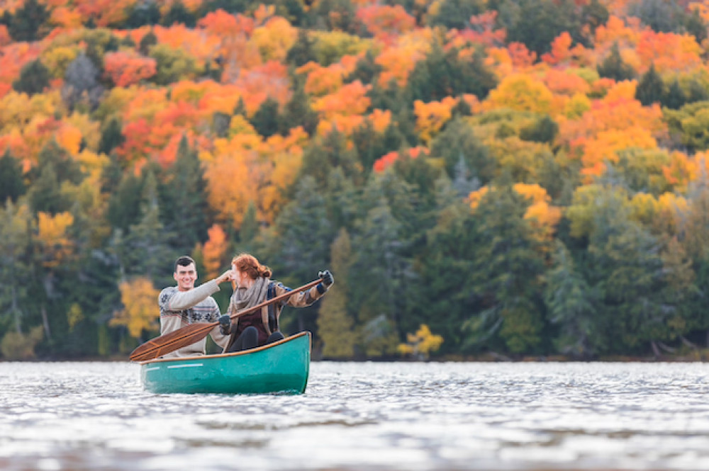 Canoeing Trip to Reindeer and Husky Farm Visit