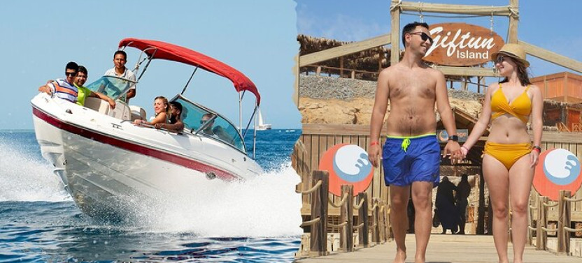 Orange Bay Island By Private Speedboat, snorkeling & Water Sport - Hurghada
