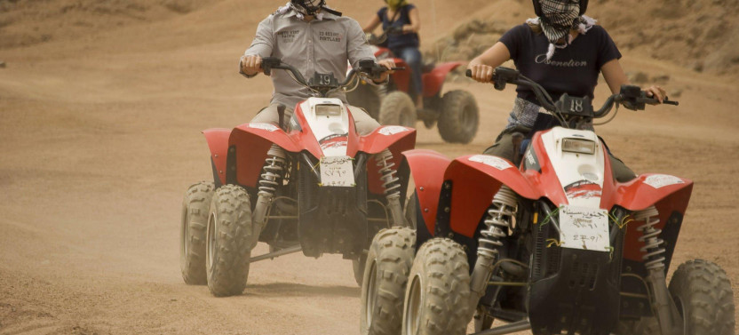 Small Group Sunset Safari Experience by ATV Quad W/Transfer-Sharm El Sheikh