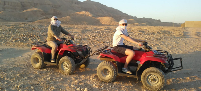Morning or Sunset Quad Desert Safari Tours in Luxor