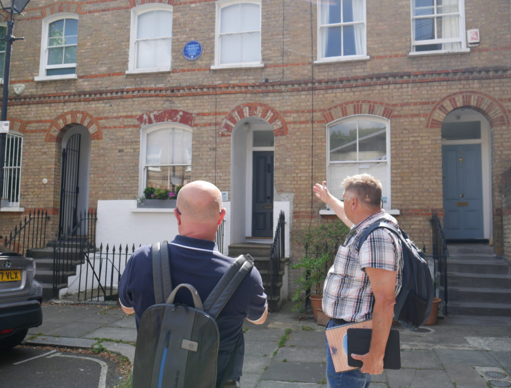 Charlie Chaplin Tour Of London
