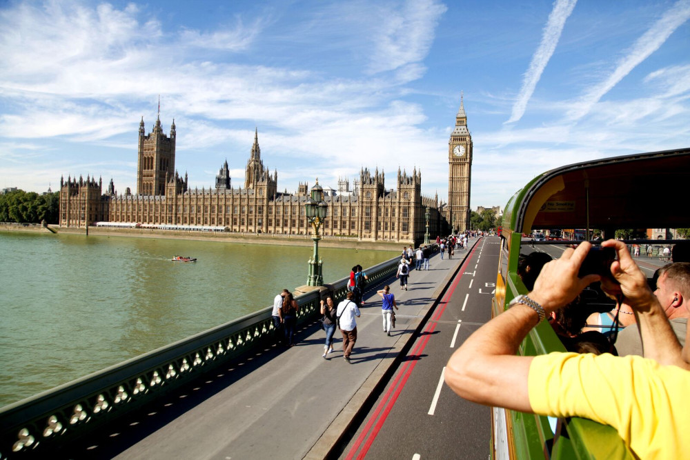 Open Top London Double Decker Bus Tour