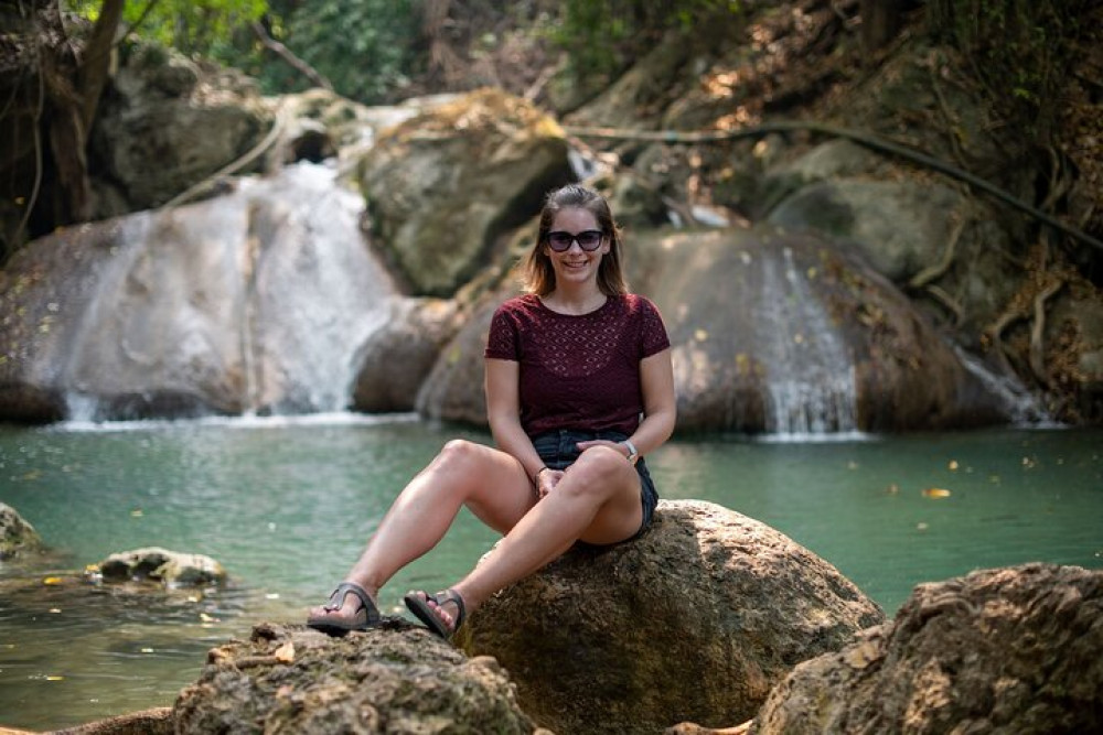 Erawan National Park and Kanchanaburi Skywalk Views Day Tour