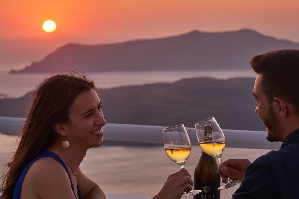 Private Santorini Tour with Sunset Wine Tasting