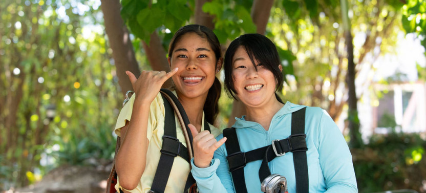 Coral Crater Adventure Park: Three Zipline Adventure