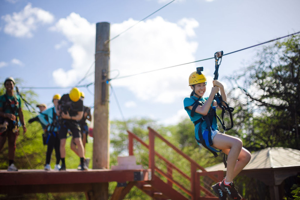 Coral Crater Adventure Park: Three Zipline Adventure