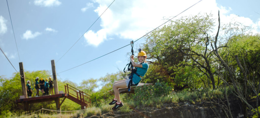 Coral Crater Adventure Park: Six Zipline Adventure