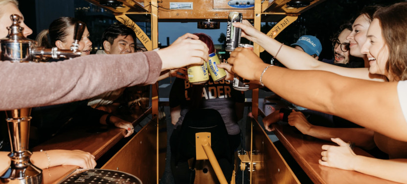 Wynwood Graffitti Bar Crawl: Individual Seats Pedal Pub