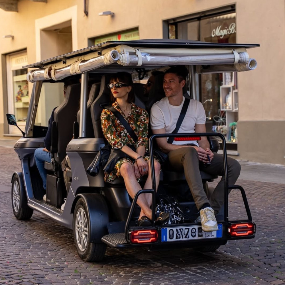 Private Panoramic Golf Cart Tour with Rooftop Reservation & Pick-Up