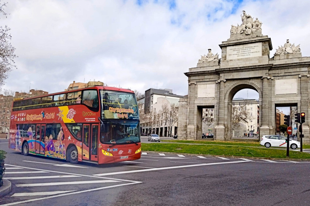 Double-Decker Bus Experience: Madrid Panoramic Tour Ticket