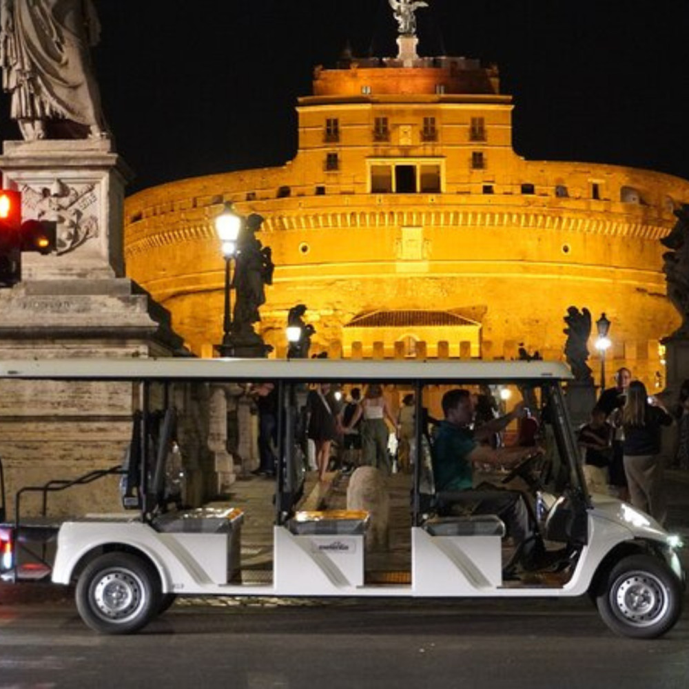 Private 3h Golf Cart Tour with Rooftop Reservation - pick-up included