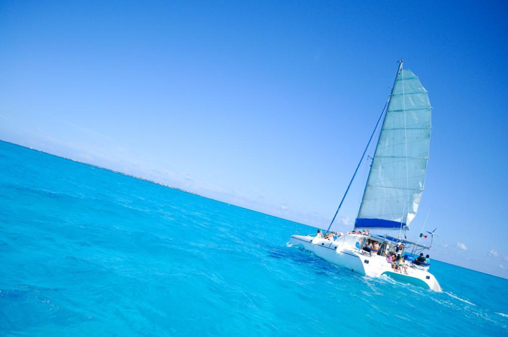 Private Sunrise Catamaran to Isla Mujeres - 41 FT