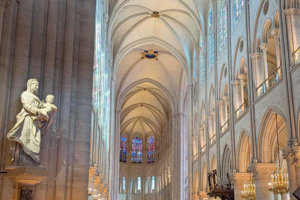 Notre Dame Access & Audio Tour with Crypt Ticket (English/Spanish)