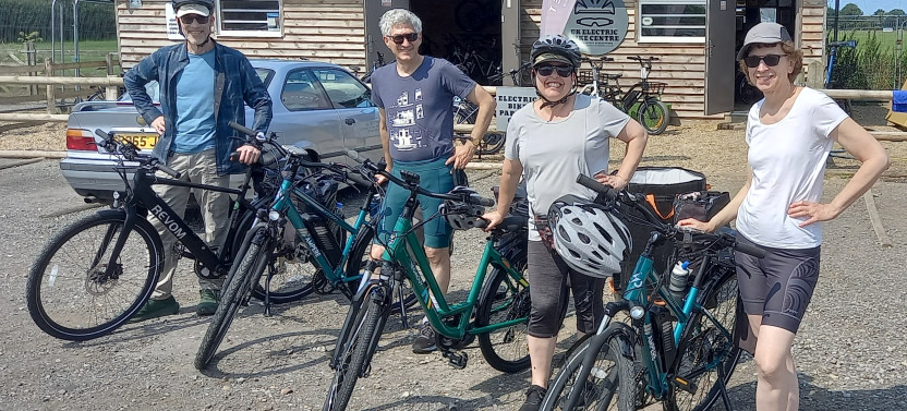 Self Guided E-Bike Tour with Wine Tasting from Headcorn Aerodrome
