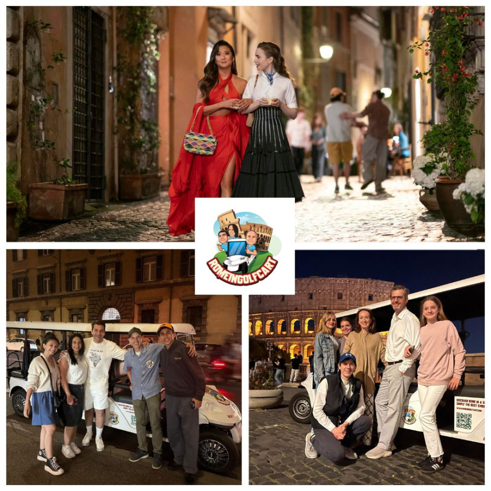 Rome by Night: Explore Rome like Emily in a Golf Cart
