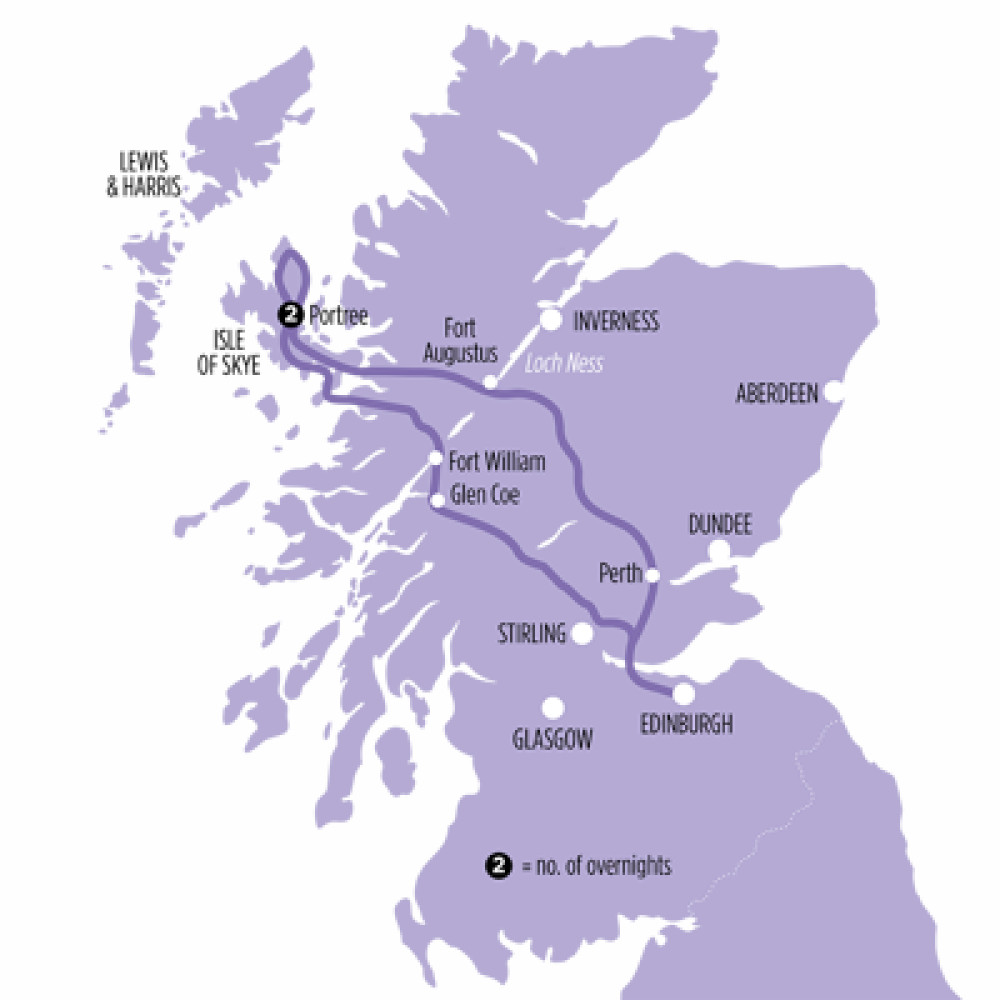 3 Day Isle Of Skye & The Highlands (B&B Double)