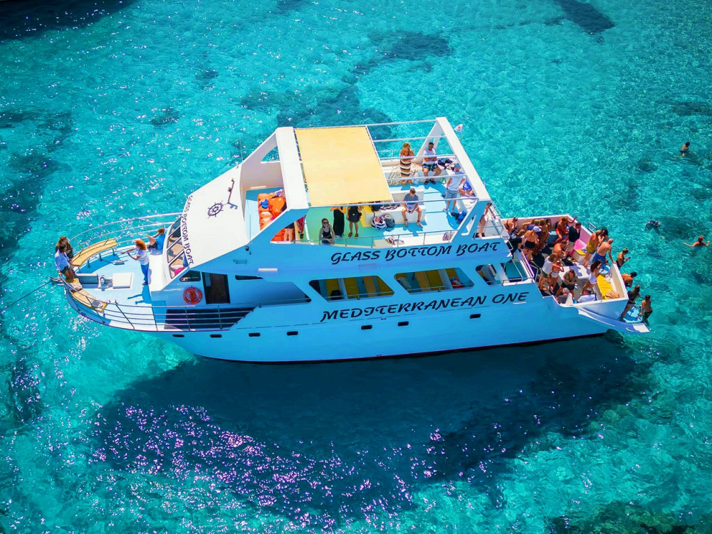Mediterranean One Boat Blue Lagoon Cruise from Latchi