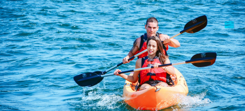 Kayaking at the Arenal Lake