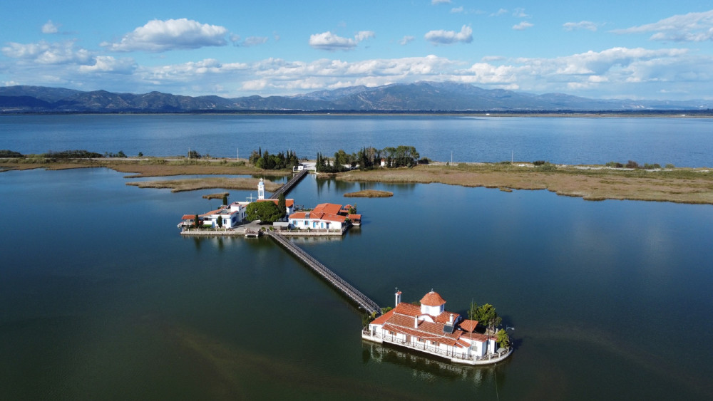 Kavala Small Group: Porto Lagos & Floating Monastery