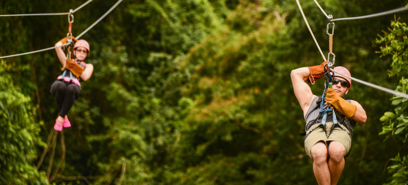 Zip Line Adventure Full Day from Juan Dolio
