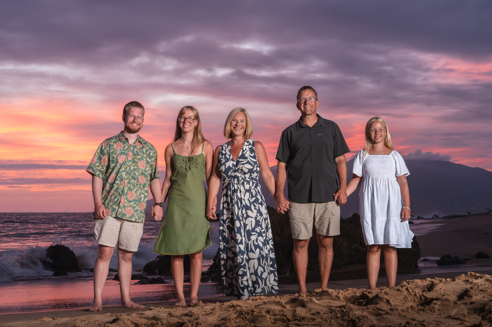 Private Family Photoshoot on the Beach in Wailea