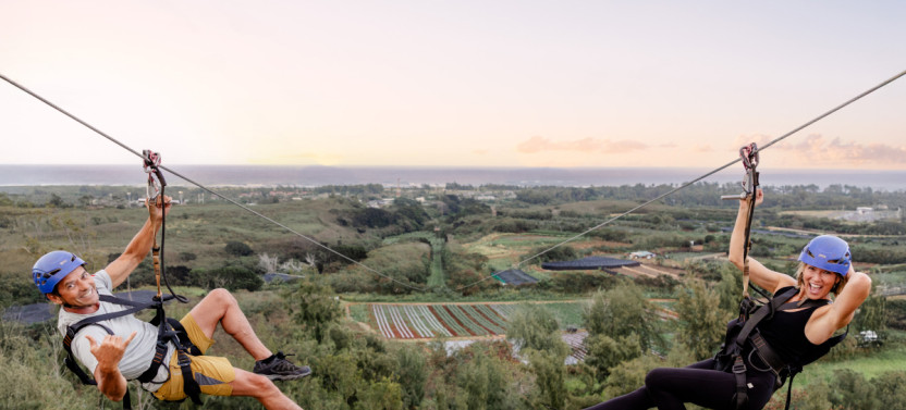 Keana Farms Zipline Tour: 8-Line Zipline Adventure on Oahu's North Shore