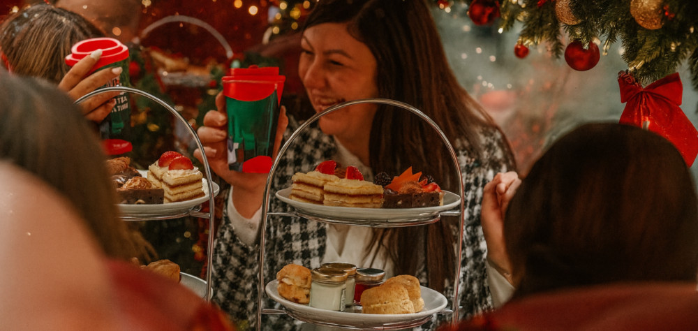 Christmas Lights Afternoon Tea Bus Tour - Premium Seating