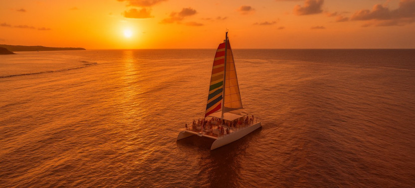 Catamaran Sunset Cruise with Drinks & Snacks