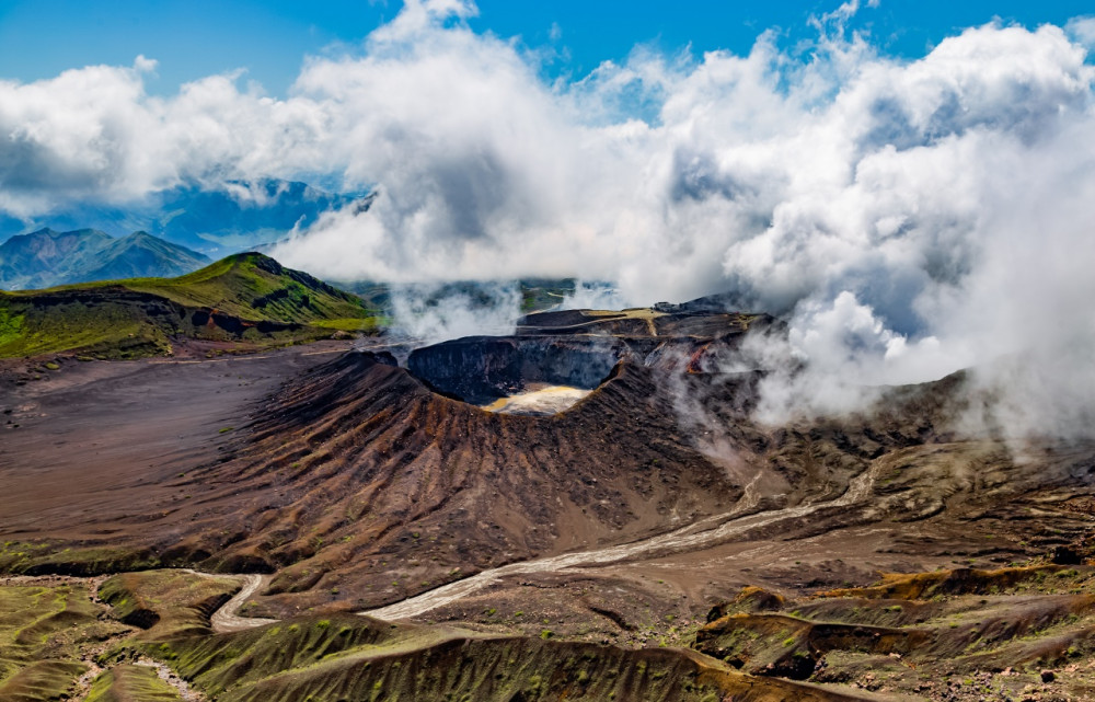 Kyushu Mount Aso Volcano and Onsen