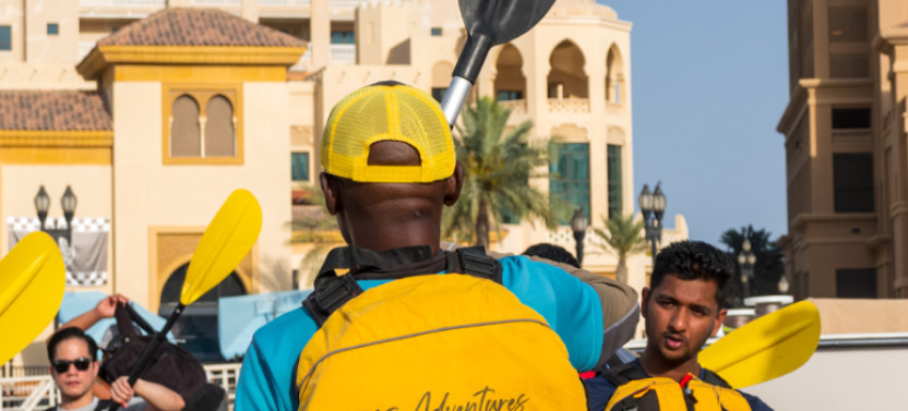 The Pearl Kayaking Experience - Paddling through Porto Arabia