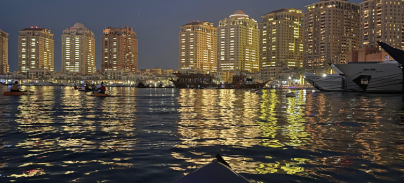 The Pearl Kayaking Experience - Paddling through Porto Arabia