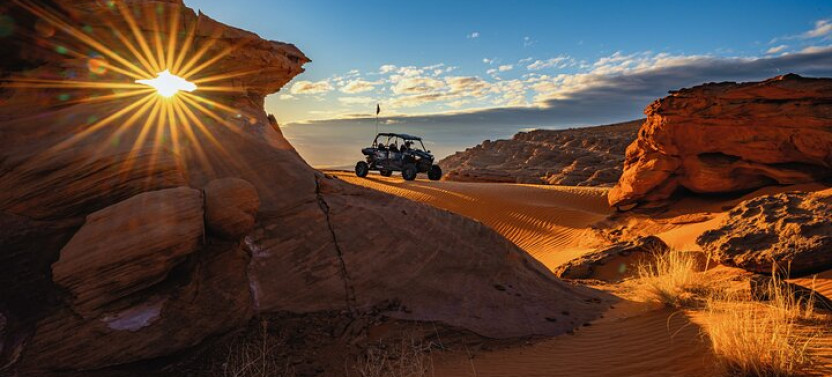 Early Morning Sunrise UTV Tour in Greater Zion