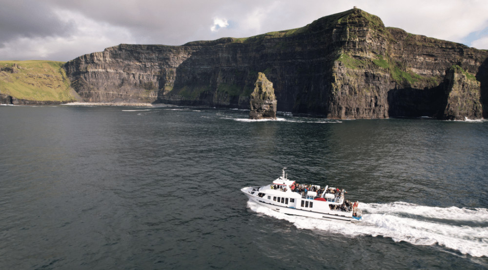 From Dublin: Cliffs of Moher, Boat Cruise, and Aillwee Cave