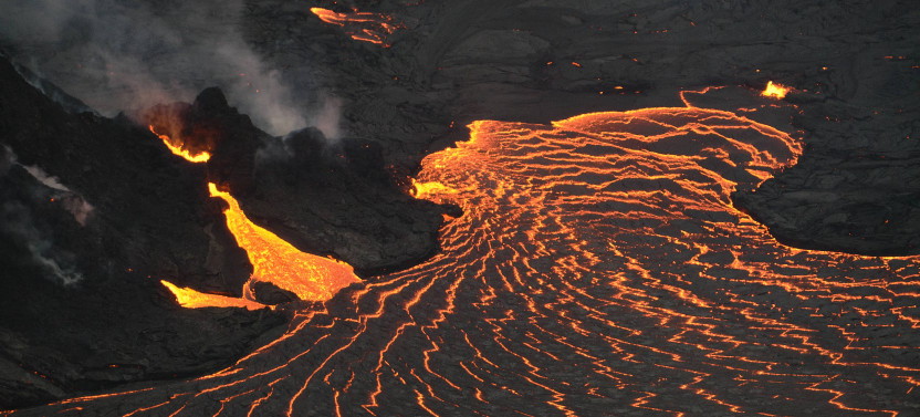 Kilauea Volcano Eruption Flight